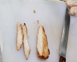 รูปขั้นตอนการทำที่ 3 ของ สลัดม้วนอกไก่ย่าง