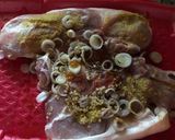 Hình bước làm 1 của món Cutlets ướp honey và Pepsi