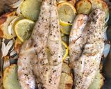 Foto del paso 6 de la receta: Lubina con limón, patatas y cebolla en Airfryer Cosori