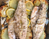 Foto del paso 6 de la receta: Lubina con limón, patatas y cebolla en Airfryer Cosori