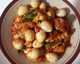 Foto langkah ke 5 dari resep Sambal goreng telur puyuh kentang.