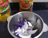 Foto langkah ke 1 dari resep Bolu Kukus Ubi Ungu Santan.