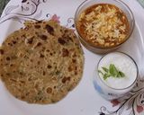 ચીઝ પનીર મસાલા વિથ લચ્છા પરાઠા(cheese paneer masala with lachcha paratha) રેસીપી સ્ટેપ6ફોટો
