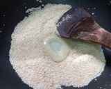 A picture of step 2 of Barnyard millet sweet pulao.