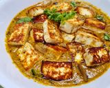 A picture of step 5 of Paneer Afghani.