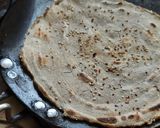 A picture of step 4 of Bajra Bhakri with seasome seeds.
