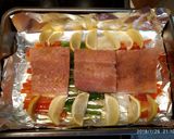 Foto del paso 2 de la receta: Salmón en papillote con verduras