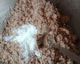 A picture of step 3 of Coconut badami laddu.