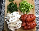 Foto del paso 3 de la receta: Zucchini pasta con salsa de pollo y vegetales fit. 300 calorías