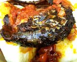 A picture of step 5 of Mixed Oil Yam Sauce.