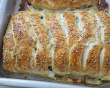 Foto del paso 12 de la receta: Trenza de espinacas, queso y sésamo