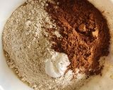 A picture of step 3 of Barely Chocolate Tea Time Cake.