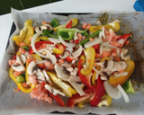 Foto del paso 3 de la receta: Pollo con verduras y patatas plancha
