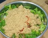 A picture of step 6 of Dhaba style Baingan Masala.