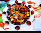 A picture of step 4 of Tasty masaledar Kathiyawadi undhiyu.