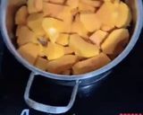 Hình bước làm 1 của món Bánh nếp bí đỏ