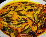 A picture of step 5 of Dahiwali bhindi sabzi (no onion no garlic recipe).