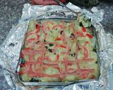 Foto del paso 8 de la receta: Torta de espinaca diferente sin huevo ¡al horno!