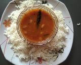 A picture of step 9 of Gujarati dal chawal.