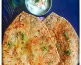 त्रिकोणी  मसाला पराठा (masala paratha recipe in marathi) रेसिपी स्टेप 6 फोटो 
