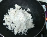A picture of step 3 of Coconut Barfi Coconut Sandesh.