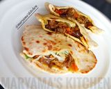 A picture of step 8 of Shawarma pockets.