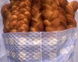 A picture of step 12 of Plaited Mandazi.