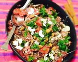 A picture of step 5 of Watermelon Olives & Feta Salad/Salsa: An Exotic Mediterranean Summer Cool...😎.