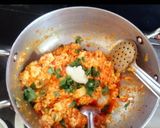 A picture of step 5 of Paneer Khada pav Bhaji masala khadi paneer pav Bhaji masala.