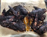 A picture of step 5 of Chilli chocolate chicken wings.