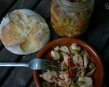 Foto del paso 2 de la receta: Salpicón de langostinos y rejos