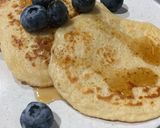 A picture of step 2 of American-style pancakes.