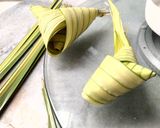 Gambar langkah 4 resipi Ketupat Palas Kelantan.