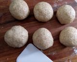 Foto langkah ke 5 dari resep Almonds Flaky Heart Shaped Bread #pr_tirotiii.