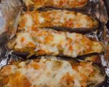 Foto del paso 9 de la receta Berenjenas rellenas con pisto y carne picada
