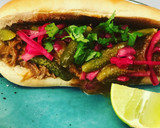 Foto del paso 5 de la receta: Perrito de carrilleras y encurtidos 🤩🤩🤩