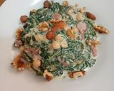 A picture of step 4 of Spinach with Chickpeas.
