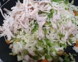 A picture of step 4 of Chicken veg samosa.