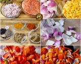 A picture of step 1 of Capsicum And Onion Mix Veg.
