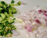A picture of step 3 of Bondi raita.