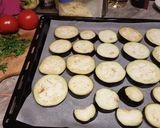 Padlizsán ágyon mozzarella recept fázis 1 fotója