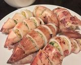 Hình bước làm 4 của món Mực nhồi thịt