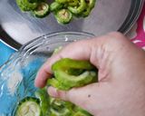 A picture of step 2 of Crispy Bitter Gourd Fry.