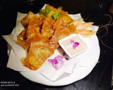 A picture of step 5 of Shrimp Phyllo Pouches.