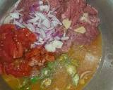 Mutton qeema hara masala recipe step 2 photo