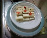 A picture of step 1 of Yam and egg sauce.