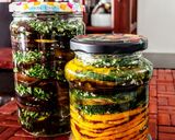 Foto del paso 3 de la receta: ANTIPASTO MIXTO De Berenjena🍆, Calabacín Verde🥒 y Amarillo🌼