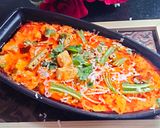 A picture of step 7 of Makhani paneer.