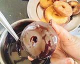 A picture of step 10 of Chocolate Donuts 😋 🍩🍩🍩🍩.