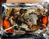 Hình bước làm 2 của món Lobster đút lò phô mai 🦐🧀